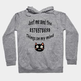 Overthinking Cat Hoodie